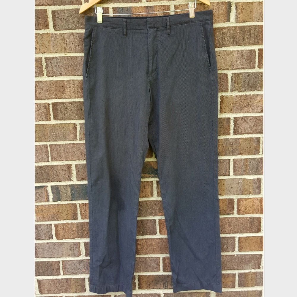 J.Crew Mens Dress Pants Dark Charcoal Grey Straigh